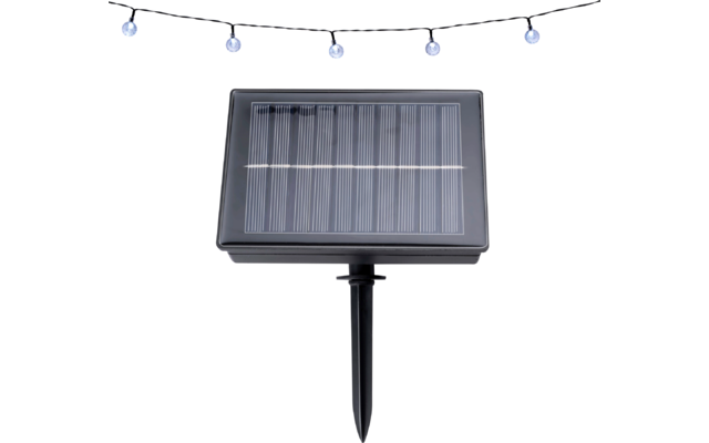 Grundig Solar Lichterkette LED 50 Birnen mit Fernbedienung 7,35 Meter