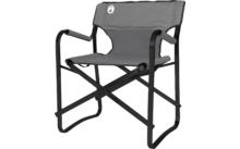 Coleman Deck Chair Chaise de camping pliante acier noir