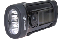 Powerplus Barracuda LED lampe de poche étanche à manivelle/solaire